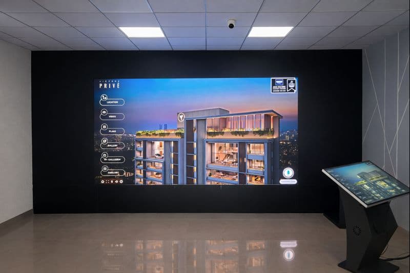 Achyutam Experience Center with live AV demo zones