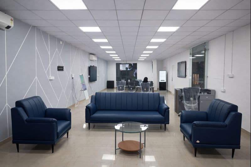 Achyutam Corporate Experience Center in Bangalore featuring live AV demo setups